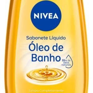 NIVEA Sabonete Líquido Óleo de Banho 200ml com 55% de Óleos Naturais