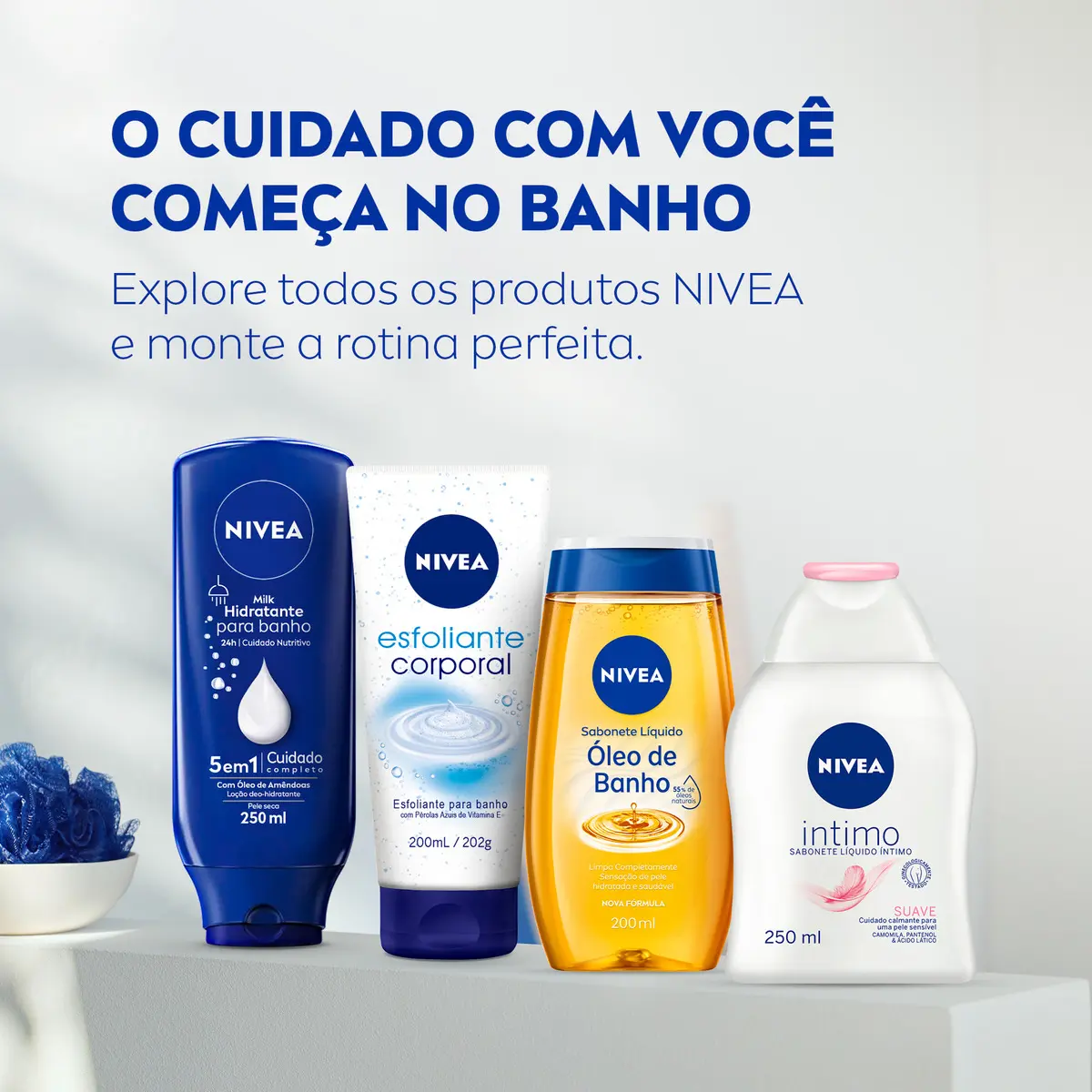 NIVEA Sabonete Líquido Óleo de Banho 200ml com 55% de Óleos Naturais - Imagem 8
