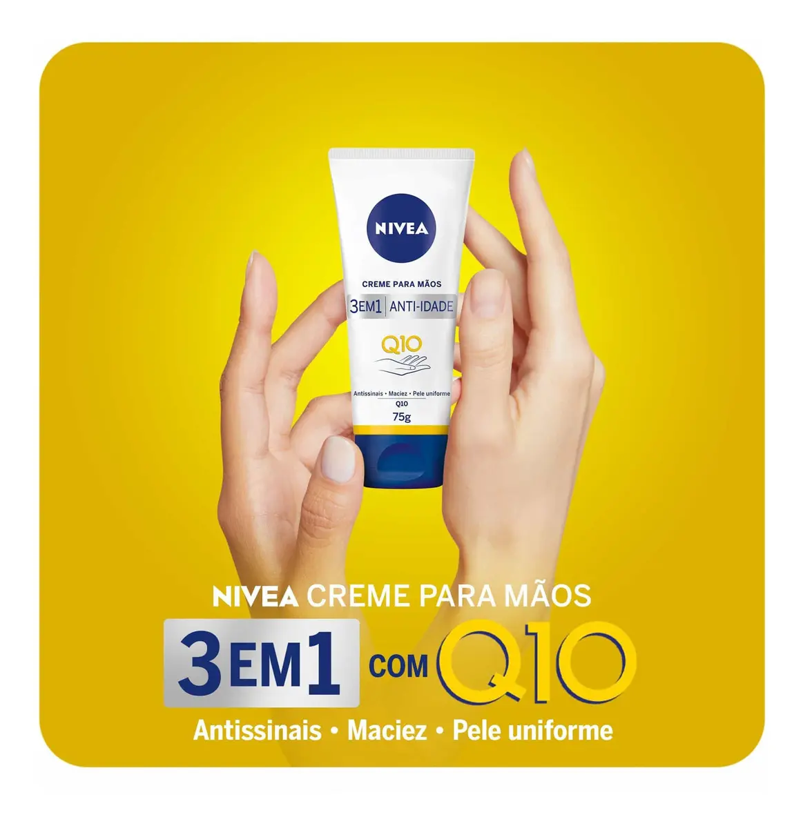 NIVEA Creme para Mãos Q10 Plus Reparação 75g Antissinais - Imagem 2