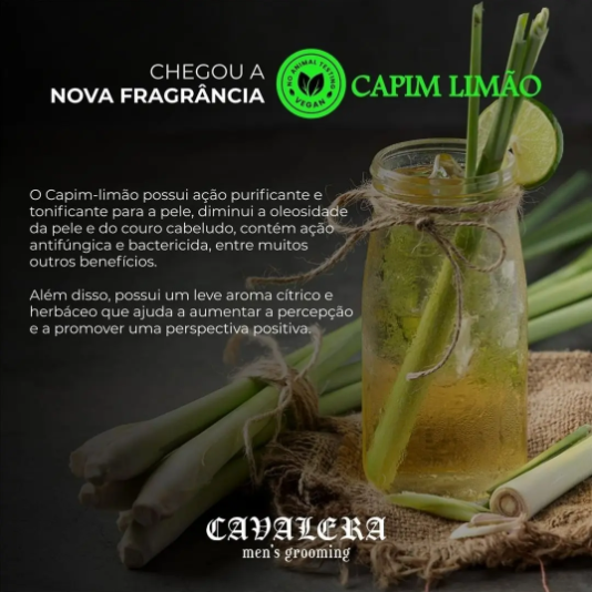 Loção Pós-Barba Cavalera Capim-Limão e Hortelã 150ml - Imagem 3