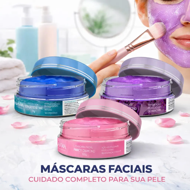 Kit Lakma Limpeza de Pele Profunda + 3 Máscaras Jóias Raras - Imagem 11