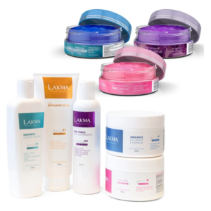 Kit Lakma Limpeza de Pele Profunda + 3 Máscaras Jóias Raras