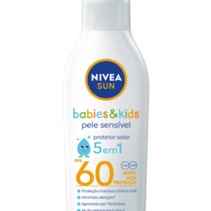 NIVEA SUN Protetor Solar Kids & Babies Pele Sensível FPS 60 125ml