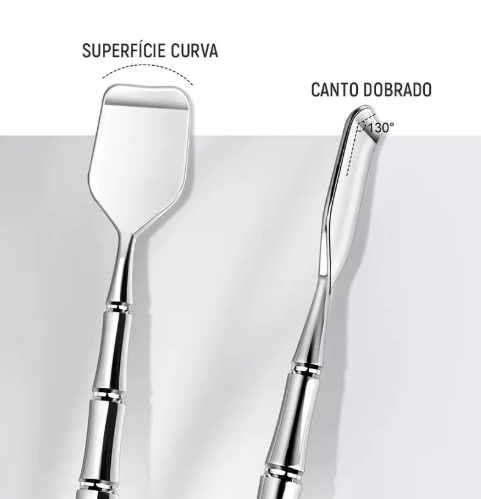 Espátula Removedora de Cravos Multiuso em Aço Inox | Extrator para Limpeza Facial e Cuidados com a Pele - Imagem 5